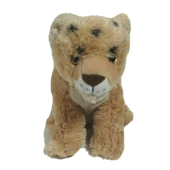 Wild Republic Lion Cub Wild Cat Plush Stuffed Animal Realistic Tan Brown 11 inch - Picture 1 of 10